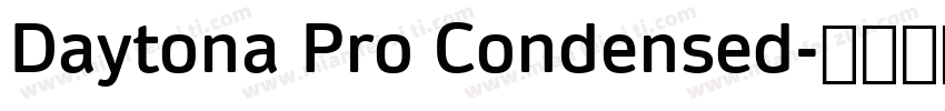 Daytona Pro Condensed字体转换
